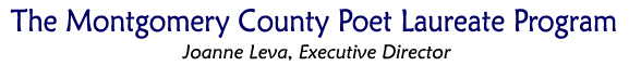 Montgomery County Poet Laureate banner