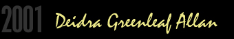 Poet Banner: 2001 winner Deidra Greenleaf Allan