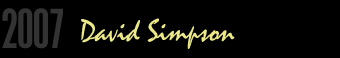 Poet Banner: 2007 winner David Simpson